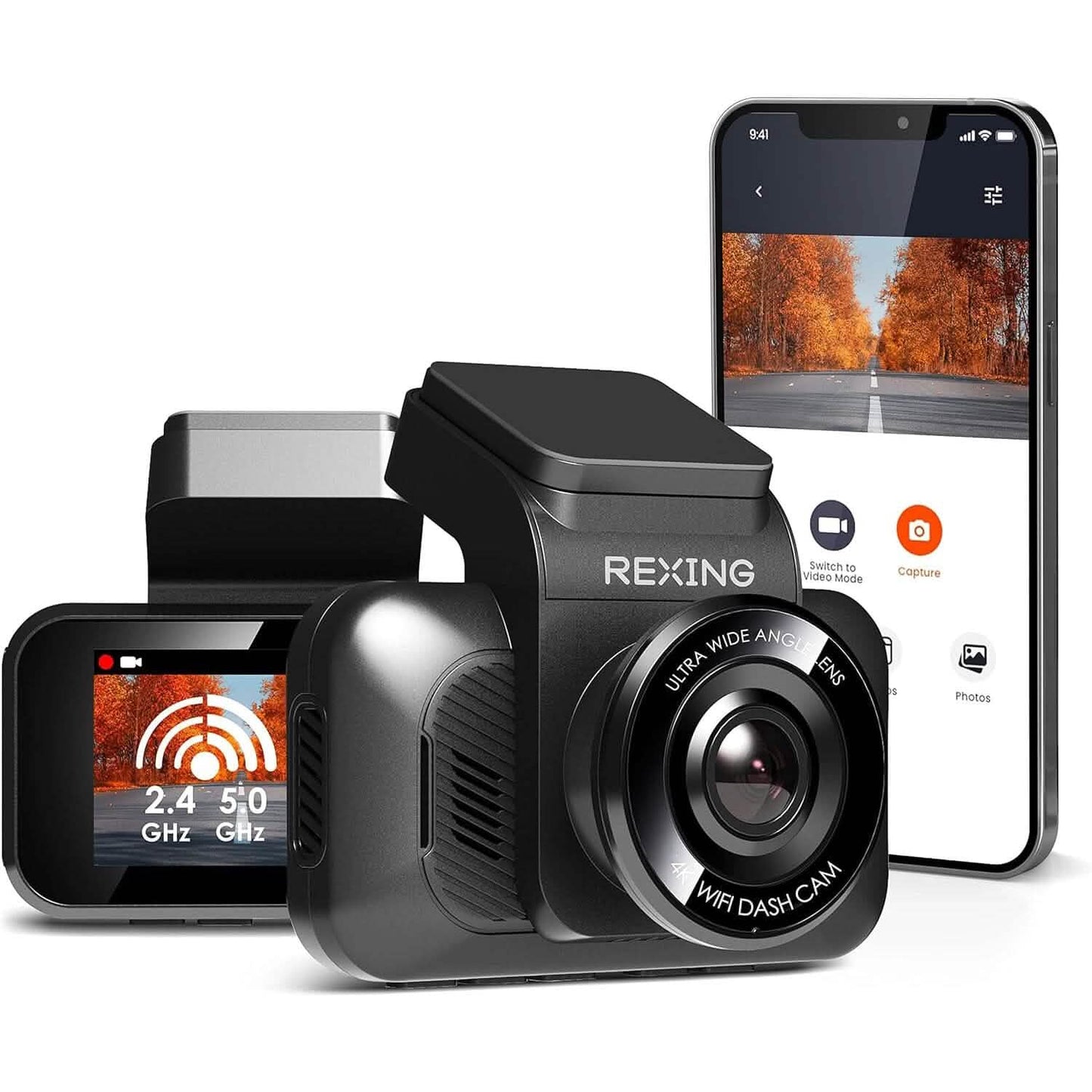 RexingUSA V55 Dash Cam  (Refurbished)