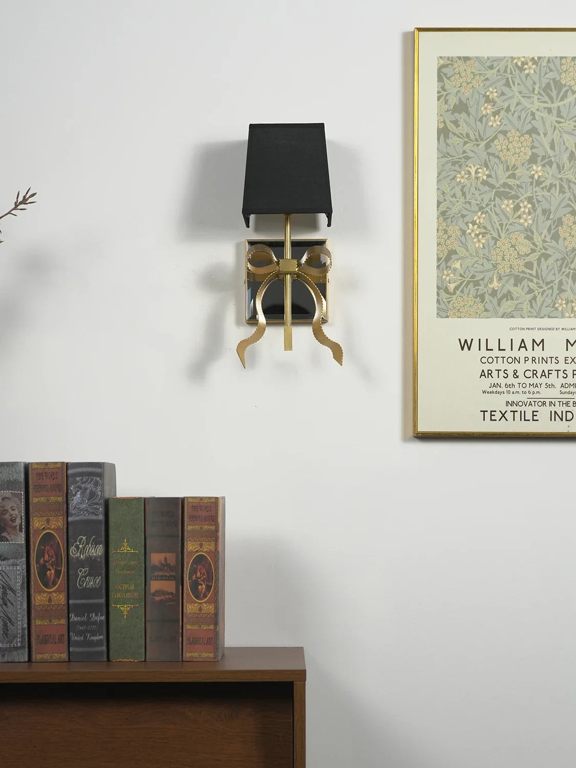 Aplique de pared con lazo