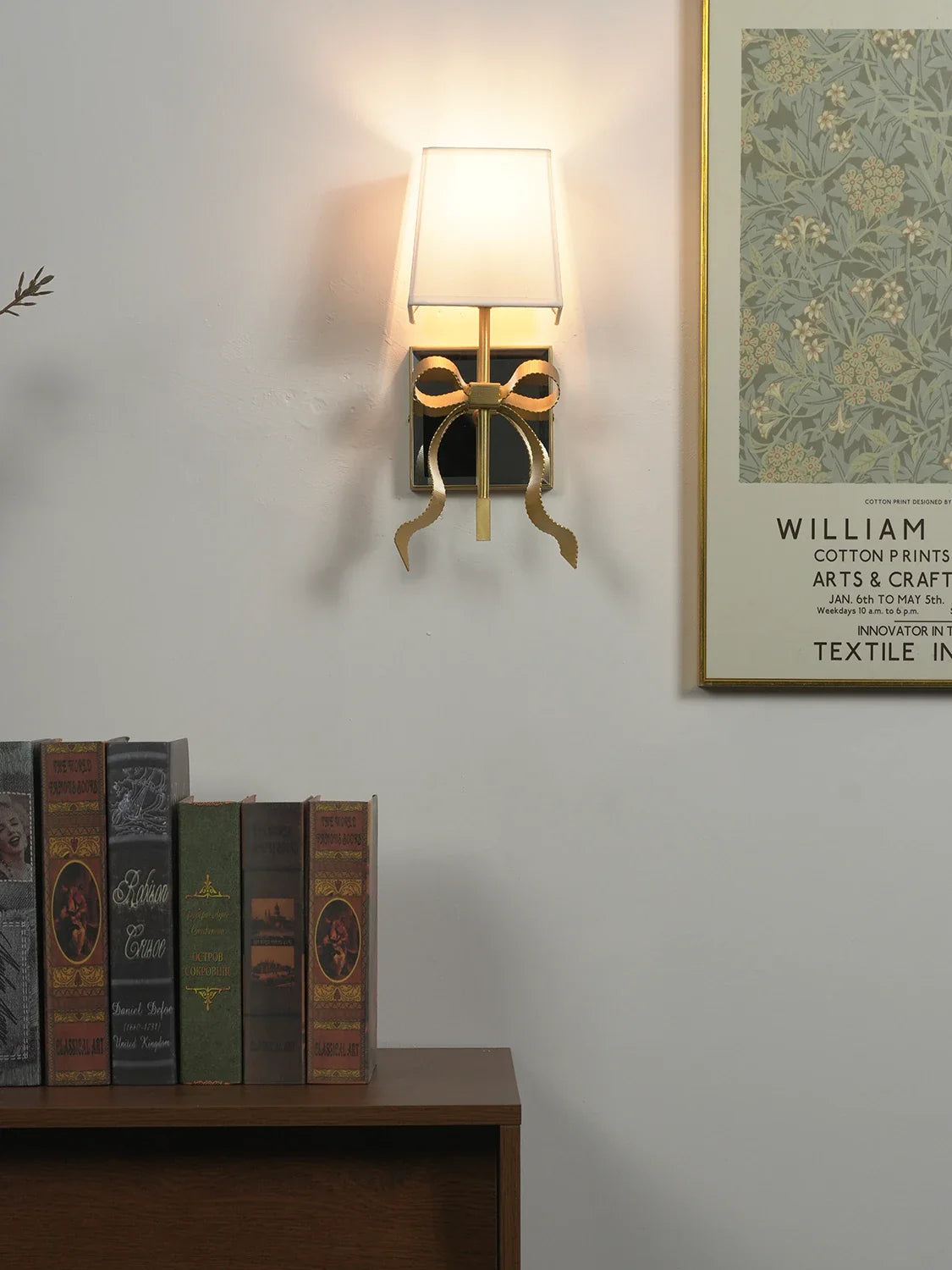 Aplique de pared con lazo