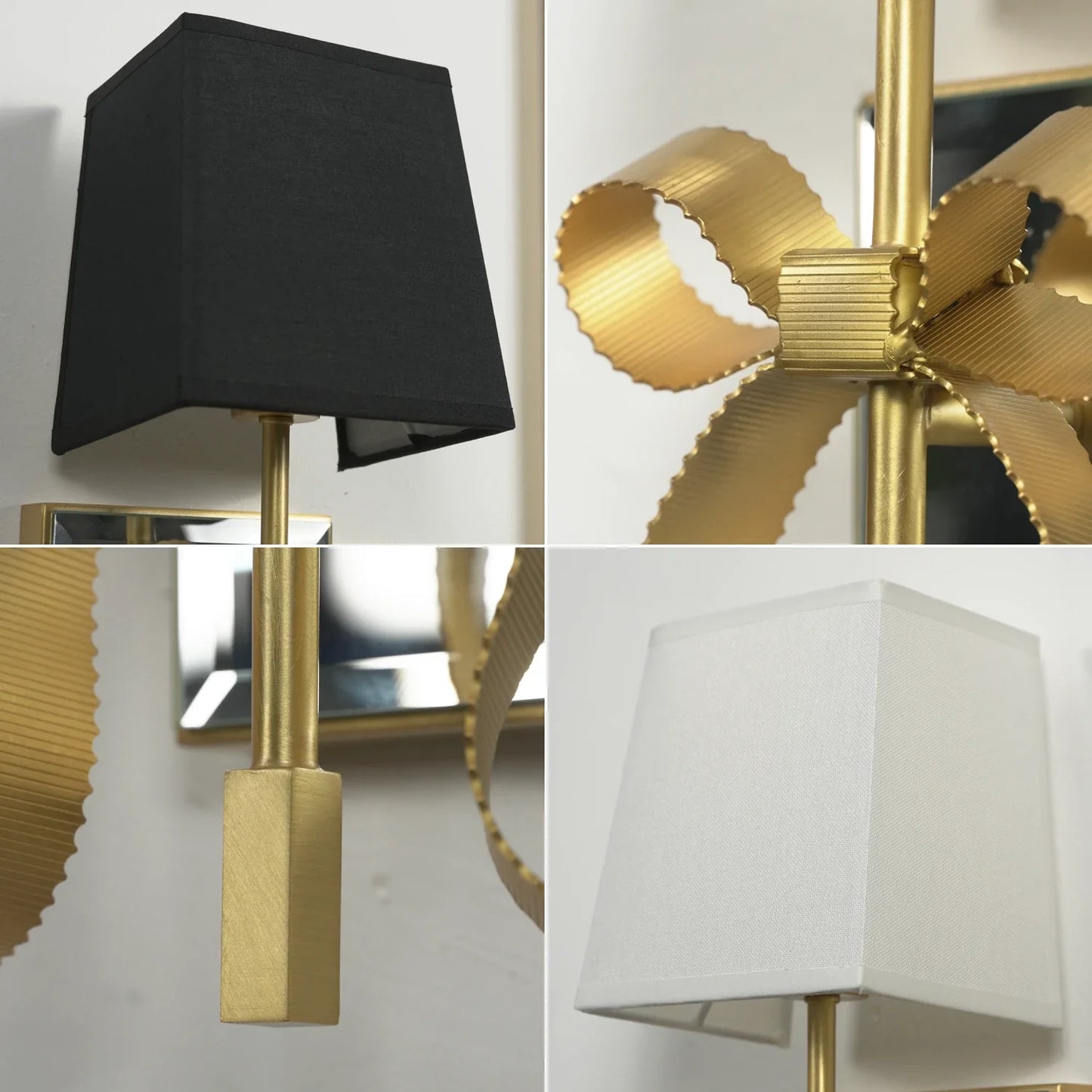 Aplique de pared con lazo