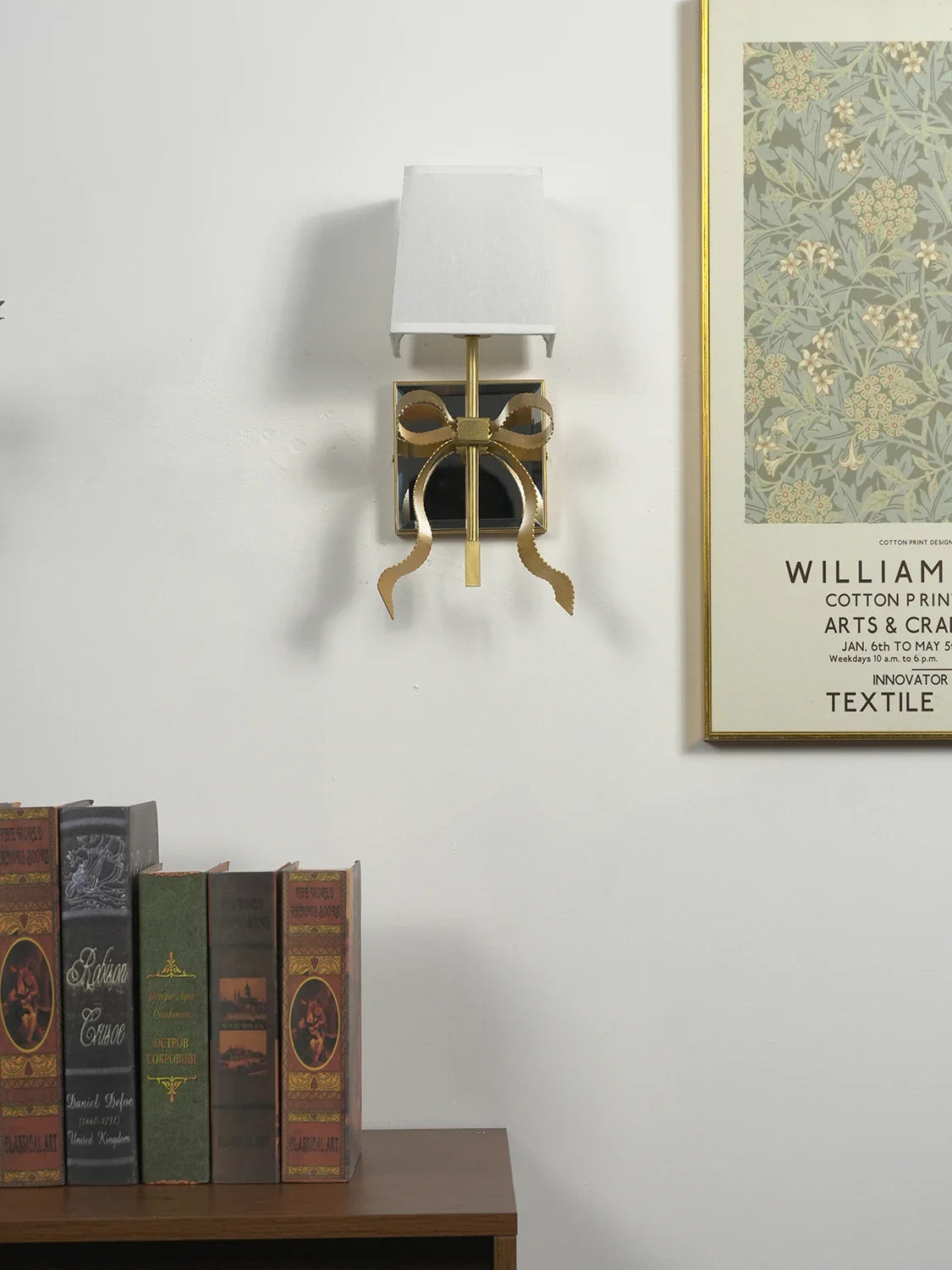 Aplique de pared con lazo