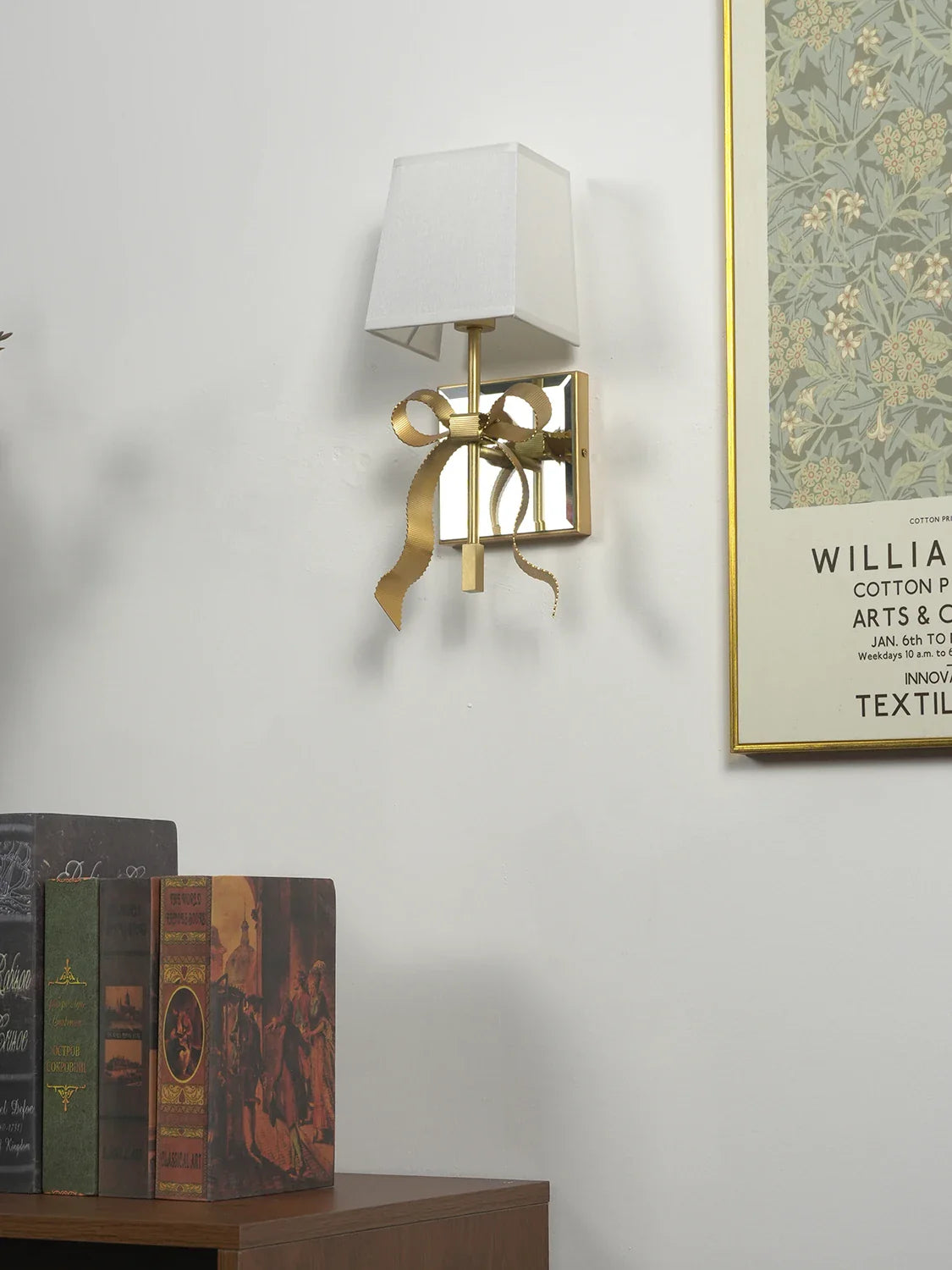Aplique de pared con lazo
