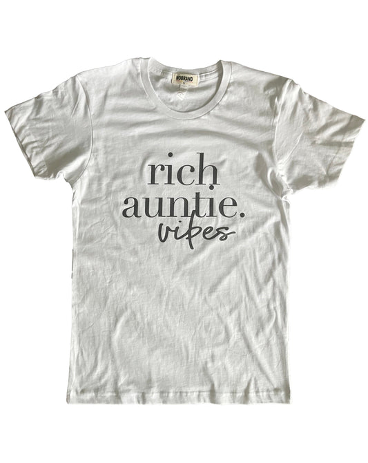 Camiseta "Rich Auntie Vibes" {Unisex}