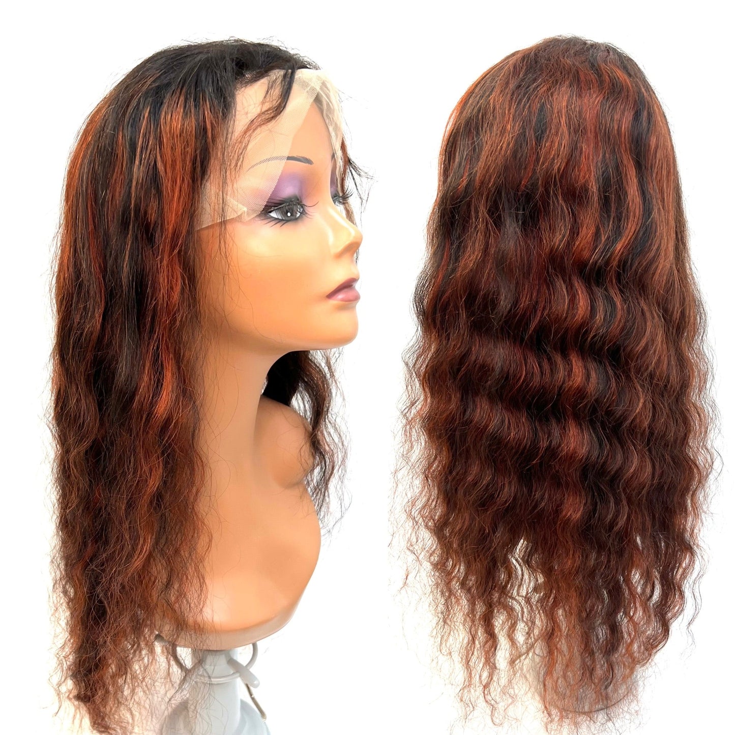 Rio Malaysian Human Hair Lace Front Wig - Choose Size