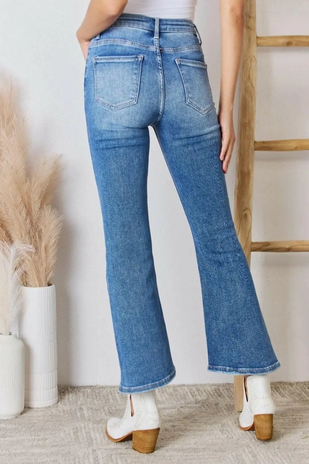 T-Shirts Trendsi Jeans & Denim Elevate Full Figure High Waist Ankle F