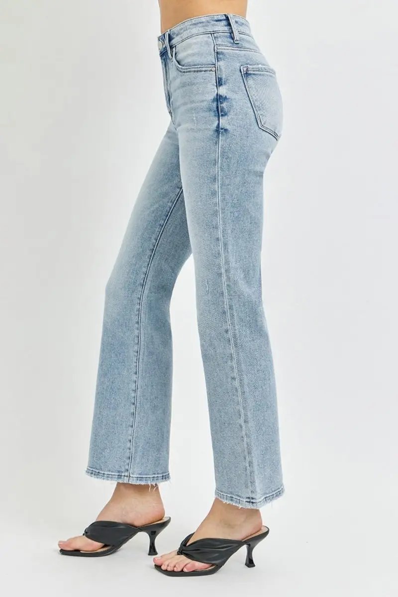 Shoes Trendsi RISEN High Rise Flare Jeans Women's Everyday Denim Slimming, USA Ship
