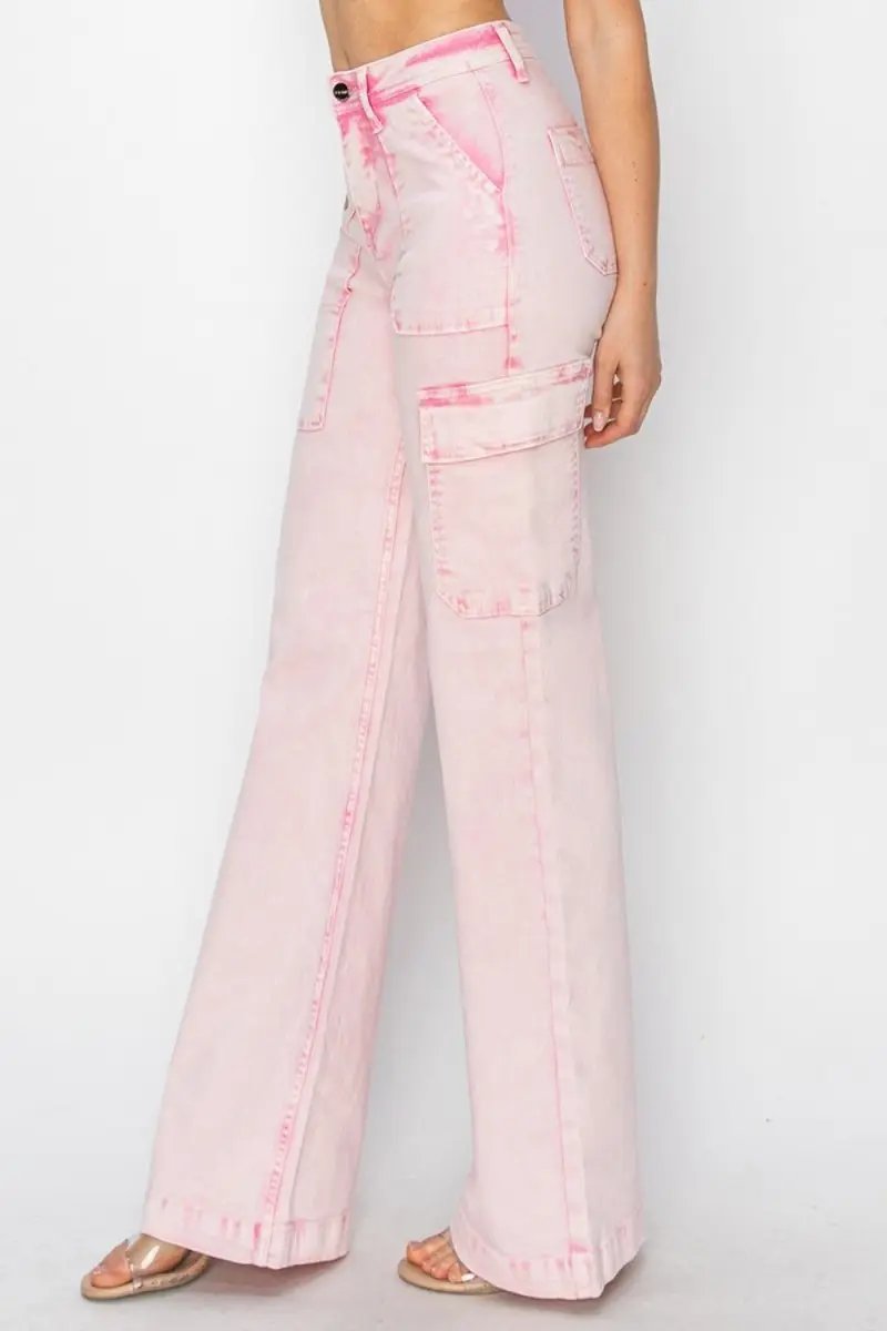 Women's Cargo Jeans Cargo Jeans - High Rise - Everyday Denim