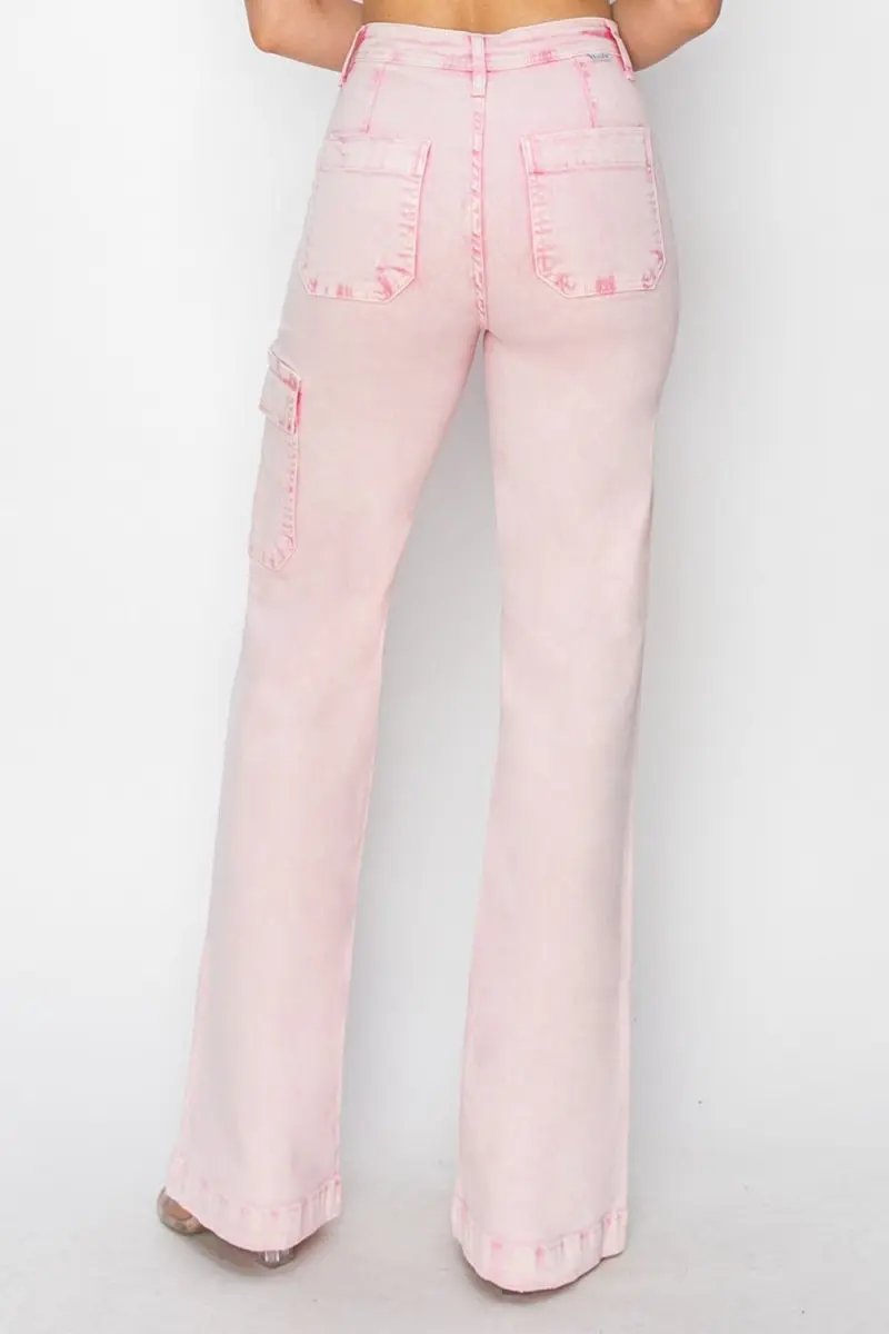 Women's Cargo Jeans Cargo Jeans - High Rise - Everyday Denim