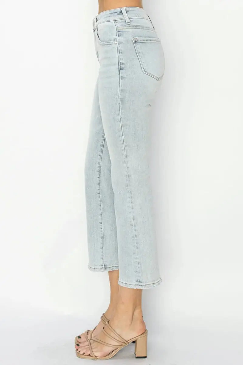 Cropped Flare Jeans - Comfortable Fit - Everyday Denim