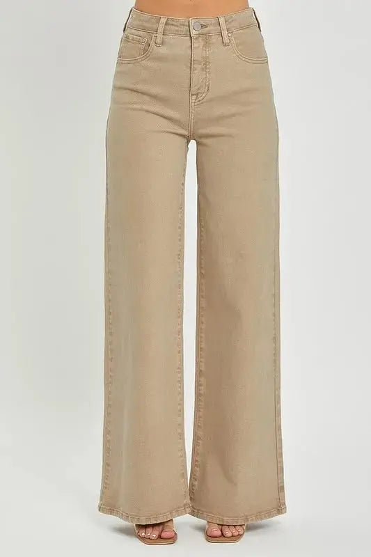 Jeans - Tummy Control - High Rise Wide Leg