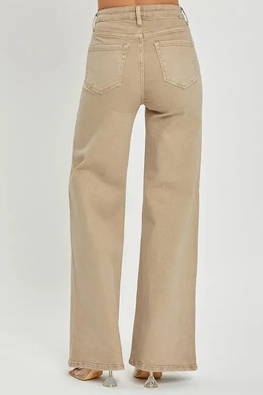 Jeans - Tummy Control - High Rise Wide Leg