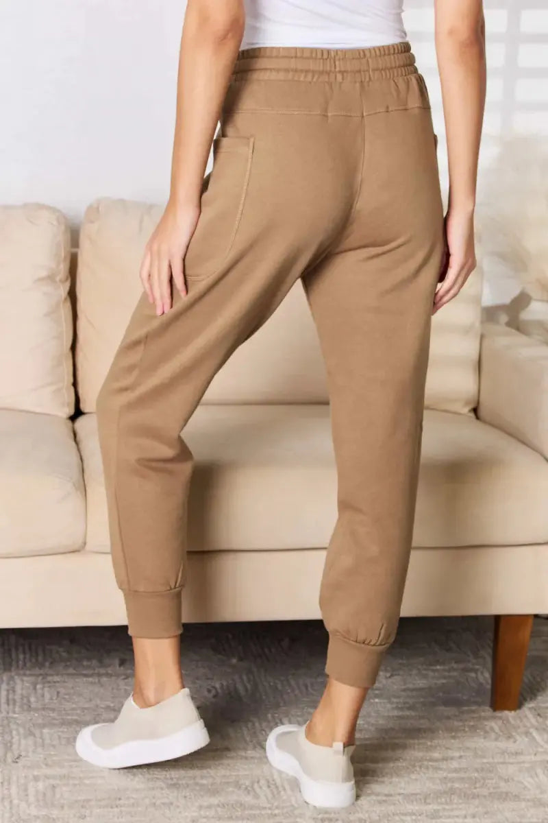 Trendsi Relaxed Joggers Women's Casual Wear Pants Comfy High Rise Style