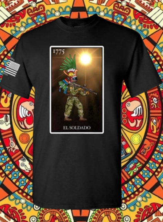 Camiseta de lotería El Soldado de La Línea MEXUSMAR