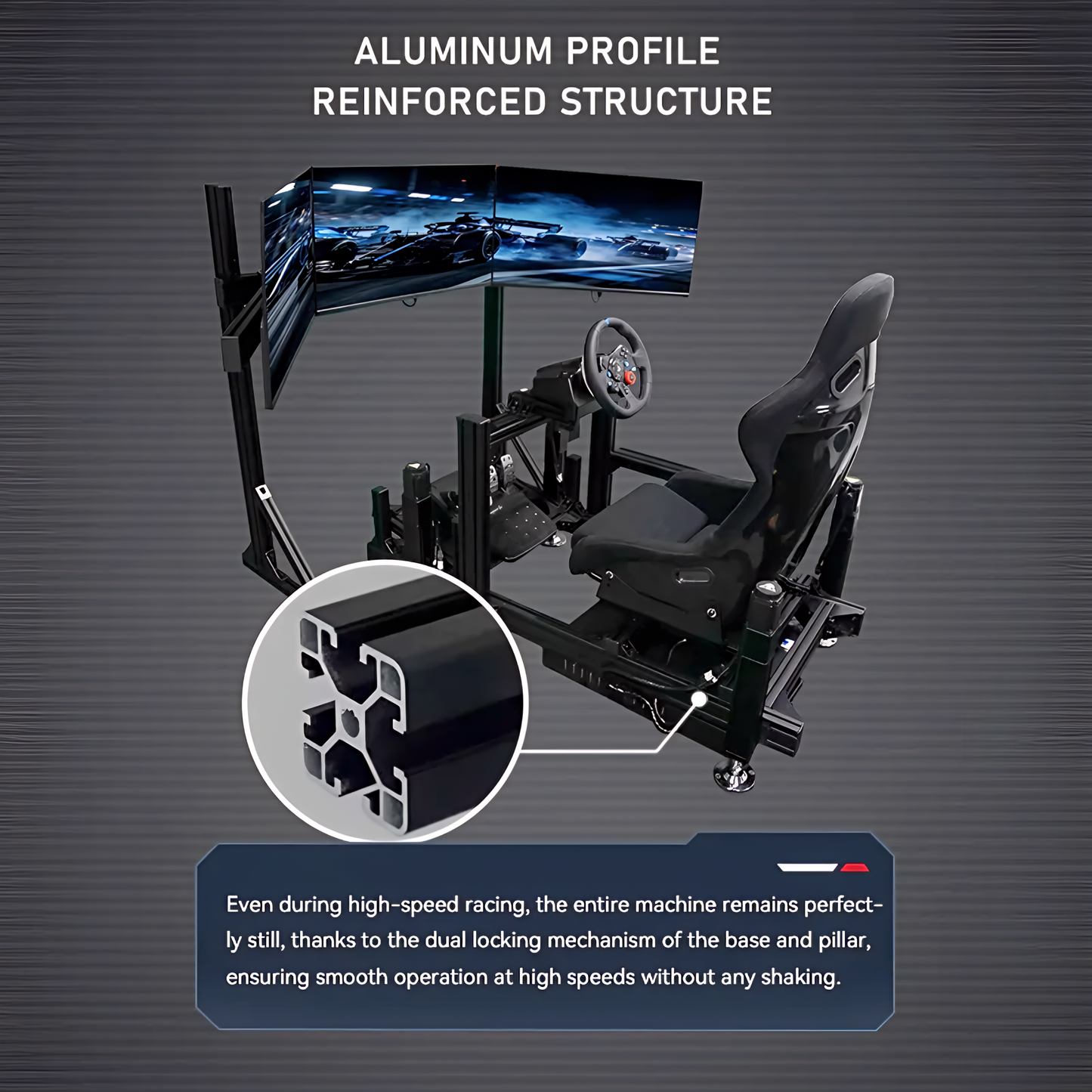 Racing Simulator Full Racing Movement