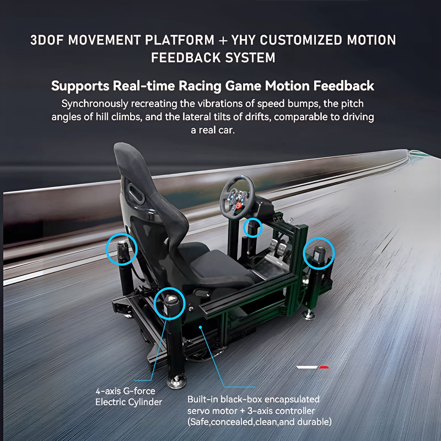 Racing Simulator Full Racing Movement