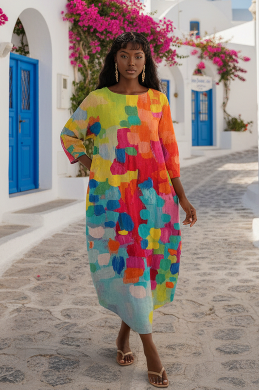 Vestido multicolor Primavera Verano
