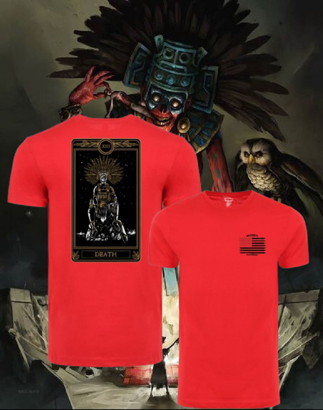 El Señor Mictlan T-Shirt by La Linea MEXUSMAR