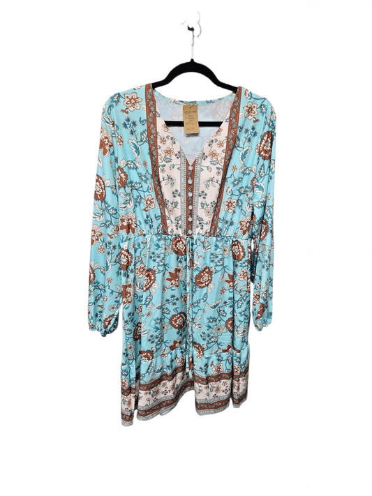 Vestido midi floral estilo bohemio