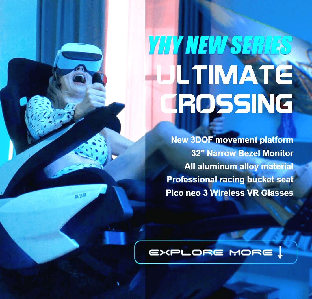 Virtual Reality Game 9D Flight Simulator
