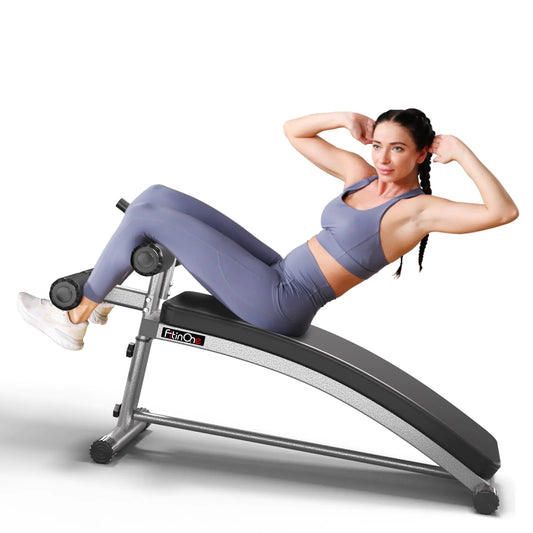 FitinOne Adjustable Decline Sit Up Bench