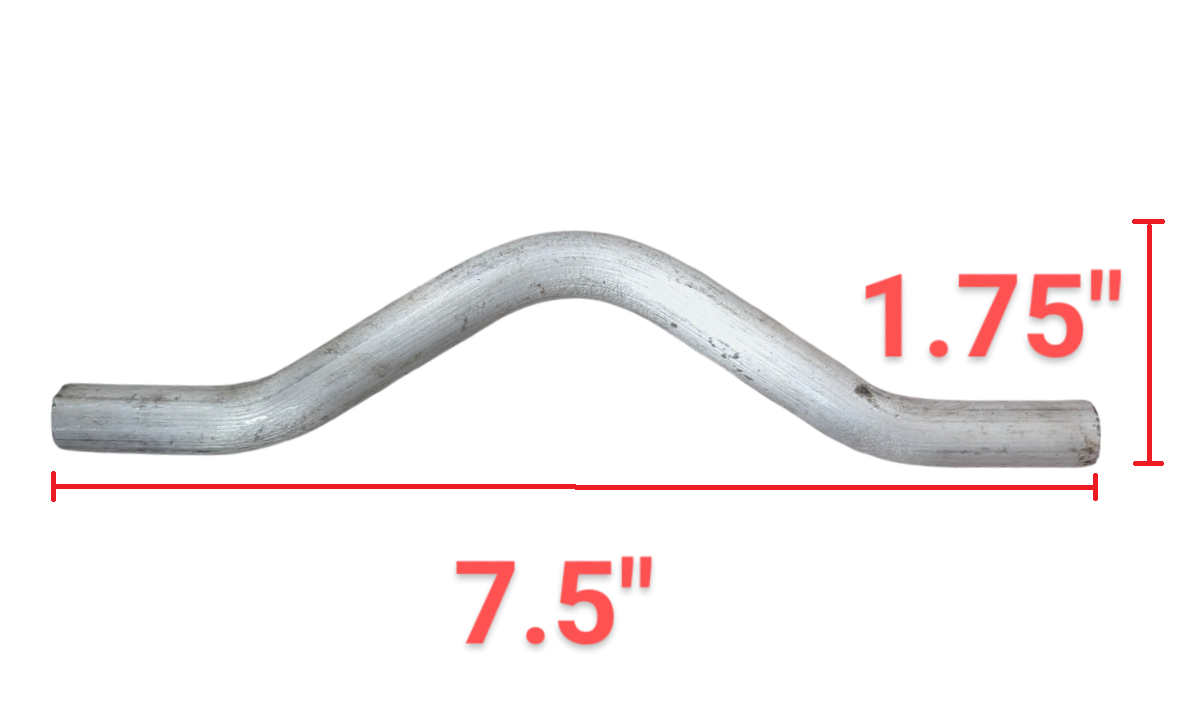Aluminum Weld-On Tie Down Mount – 1/2" Round Bar, 7.5" Long – Heavy Duty Trailer D-Ring Alternative