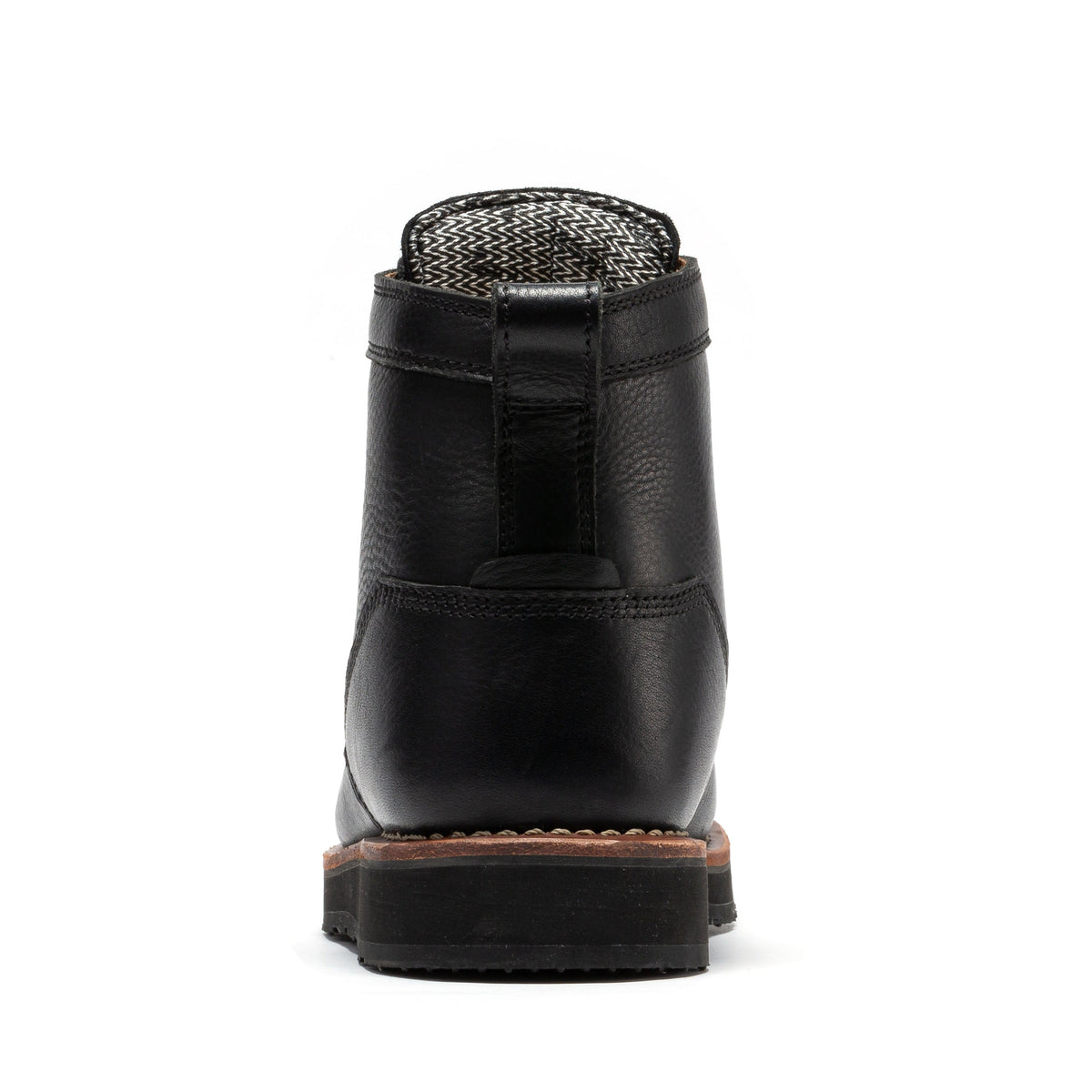 Botas de trabajo con puntera de acero tipo cuña ROCKROOSTER Edgewood de 6 pulgadas para hombre SAP610BK