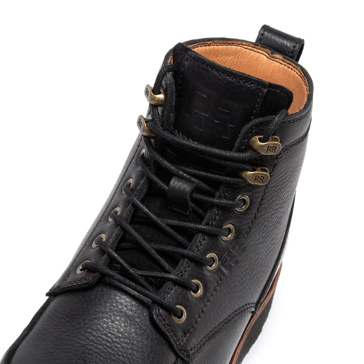 Botas de trabajo con puntera de acero tipo cuña ROCKROOSTER Edgewood de 6 pulgadas para hombre SAP610BK