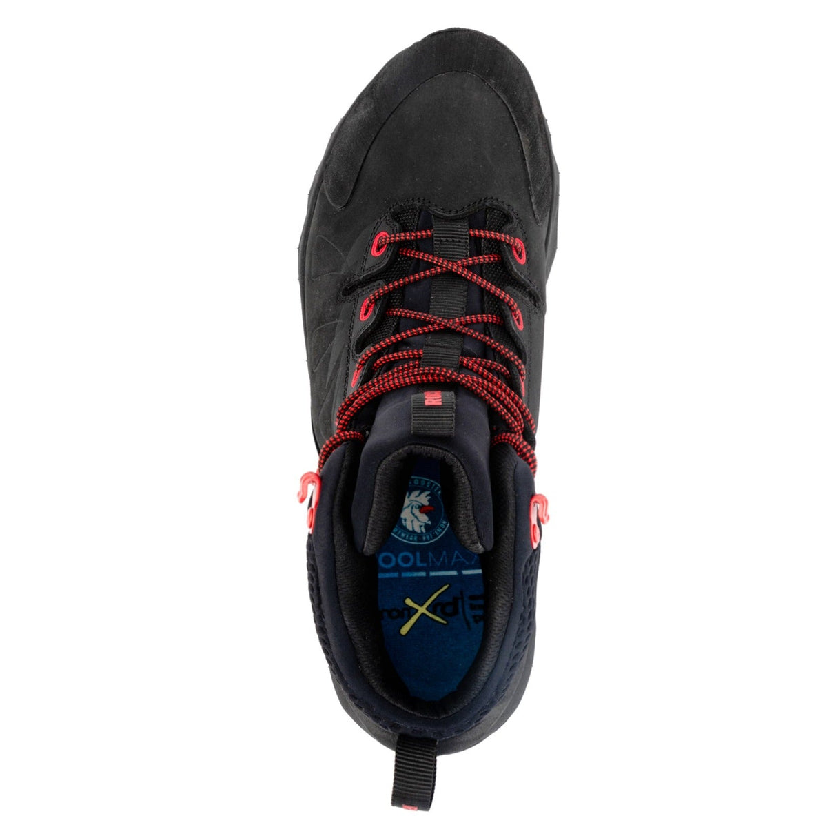 ROCKROOSTER Farmington Botas de senderismo impermeables negras de 6 pulgadas con suela VIBRAM® OC21034