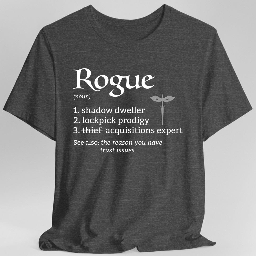 Camiseta D&D con definición de la clase Pícaro