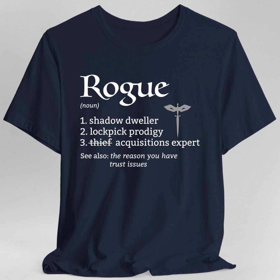 Camiseta D&D con definición de la clase Pícaro