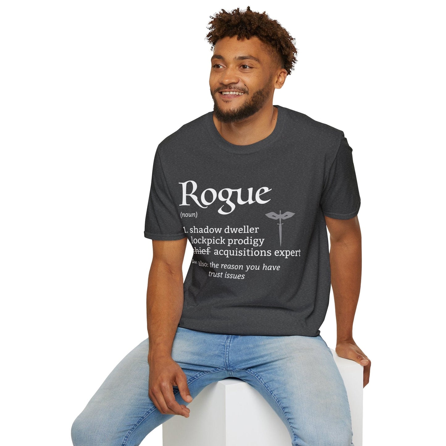 Camiseta D&D con definición de la clase Pícaro