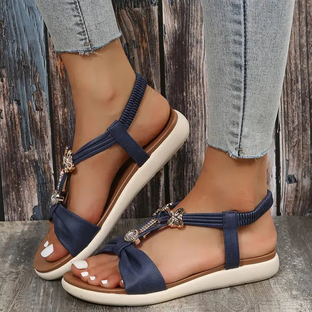Roman Style Flat Sandals - # GIAA73810001