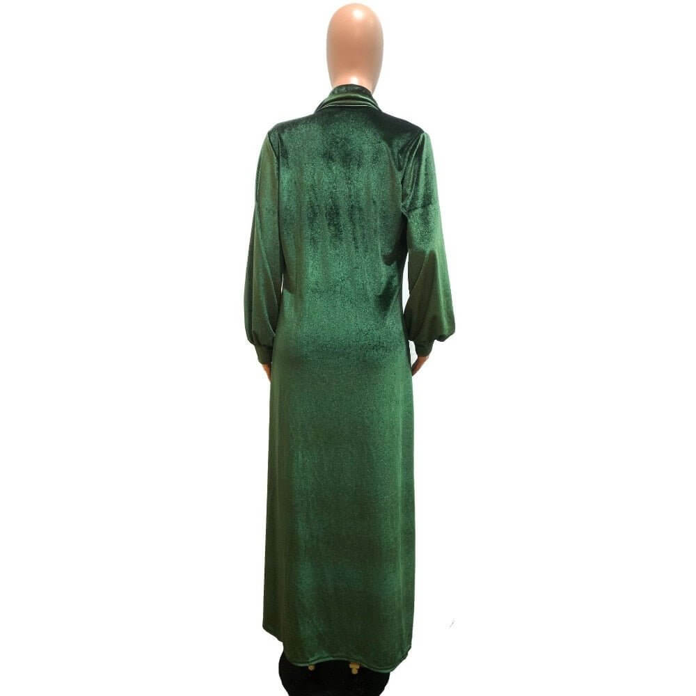 Velvet Strapless Jumpsuit & Maxi Cardigan Set