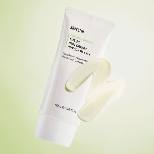 ROVECTIN Calming Lotus Sun Cream SPF50 PA++++ 50ml