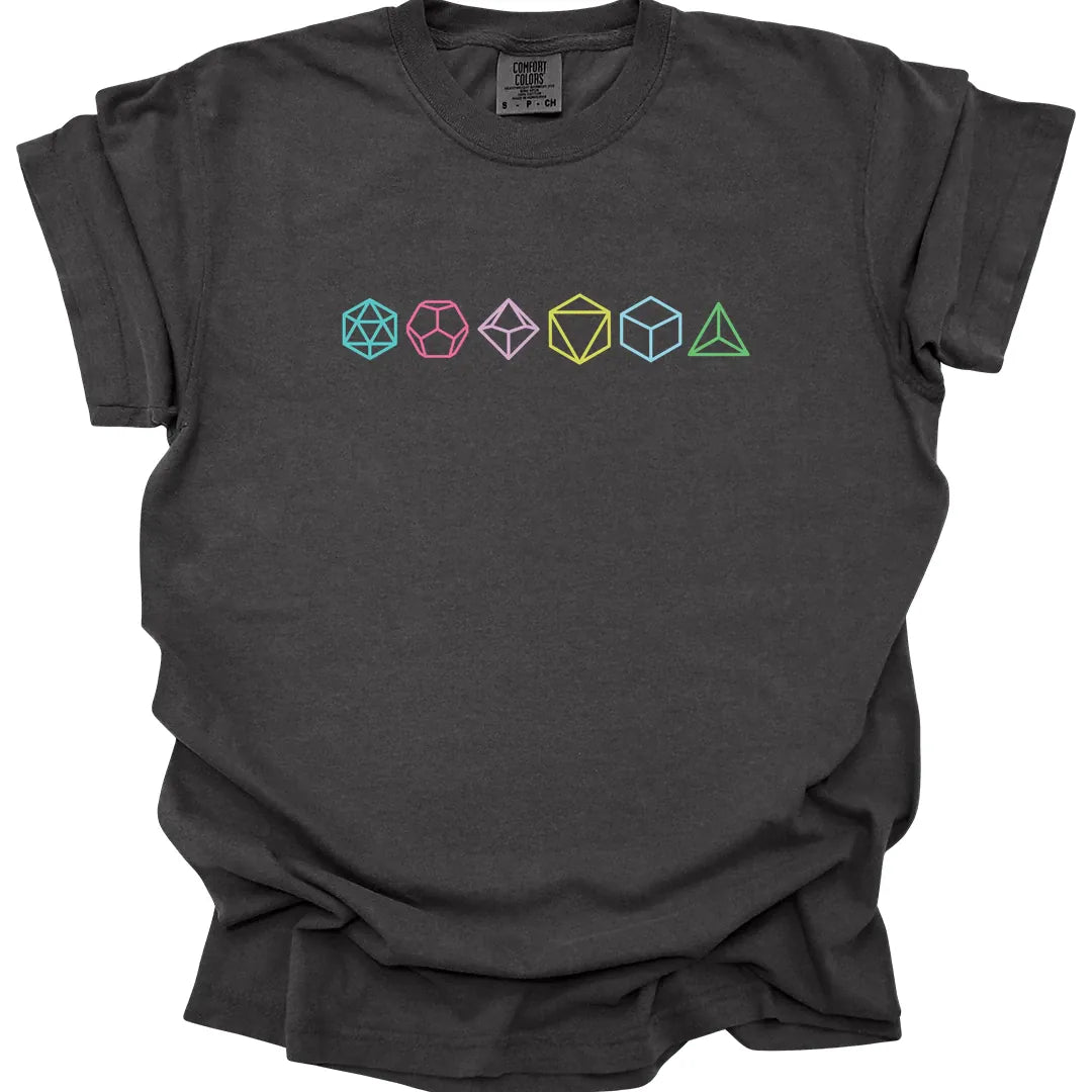 Row of Dice T-Shirt - Comfort Colors