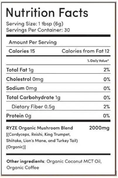 RYZE Mushroom Coffee Pack of 3 | 6 Adaptogenic Mushrooms | Organic | Instant Coffee | MCT Oil | Better Energy, Focus, Digestion, Immunity | Cordyceps, Lion’s Mane, Shiitake, Reishi, Turkey Tail, King Trumpet