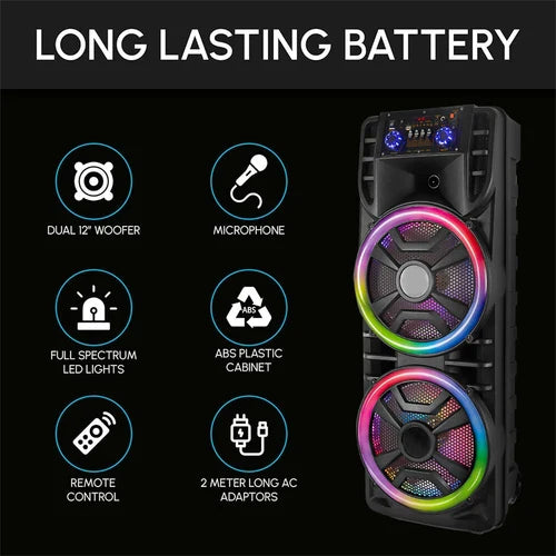 BassBlaster Bluetooth Speaker - Epic Heavy Bass Sound for Unforgettable Party Vibes