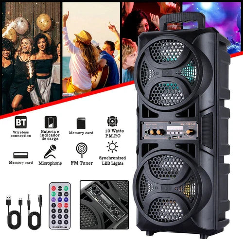 BassBlaster Bluetooth Speaker - Epic Heavy Bass Sound for Unforgettable Party Vibes