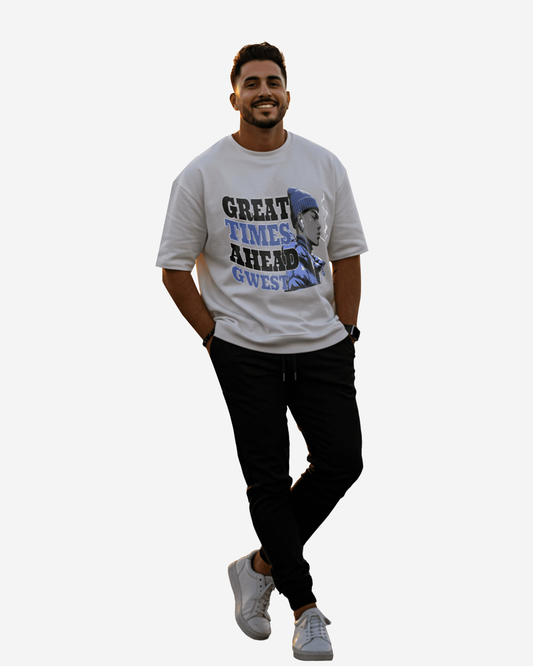 G West Great Times Ahead Camiseta Oversize para Hombre