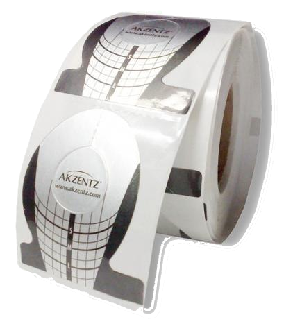 Akzentz Pro-Tab Nail Forms, 300 Forms per Roll