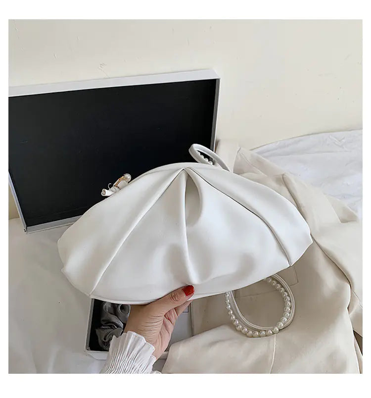 Trendy 2020 Women's Pleated Cloud Shoulder Bag