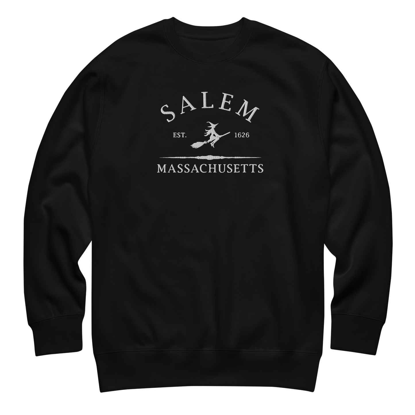 Sudadera bordada de Salem Massachusetts
