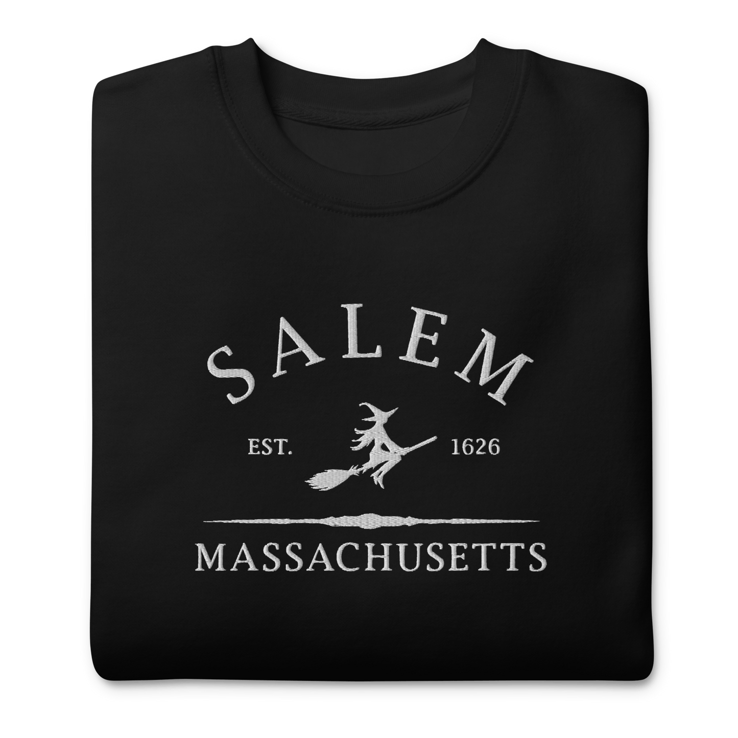 Sudadera bordada de Salem Massachusetts