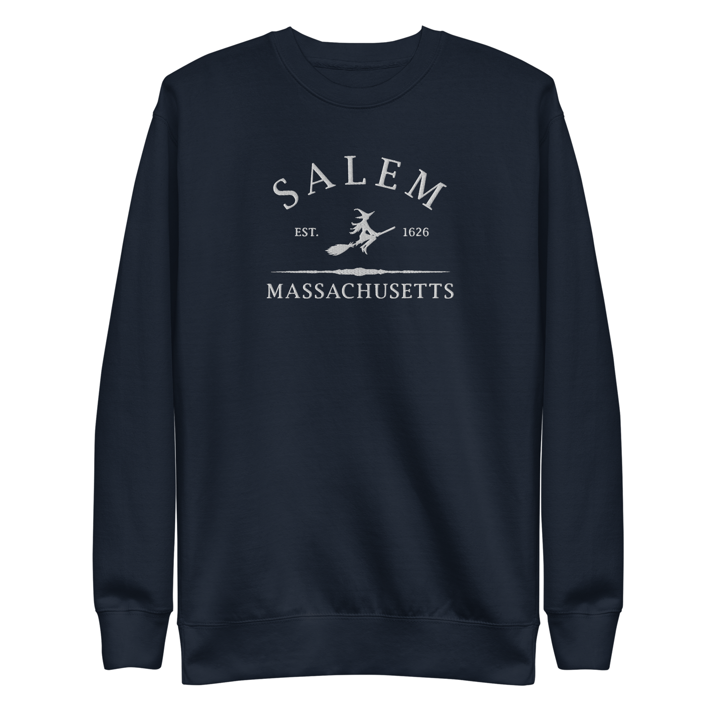 Sudadera bordada de Salem Massachusetts