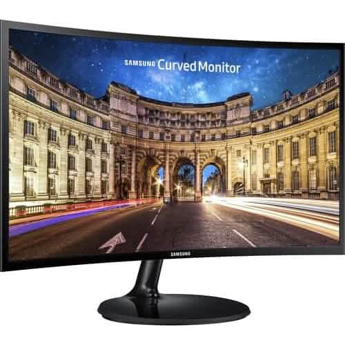 Samsung CF390 27" 16:9 Curved LCD FHD 1920x1080 Curved Desktop Black Monitor  (Refurbished)