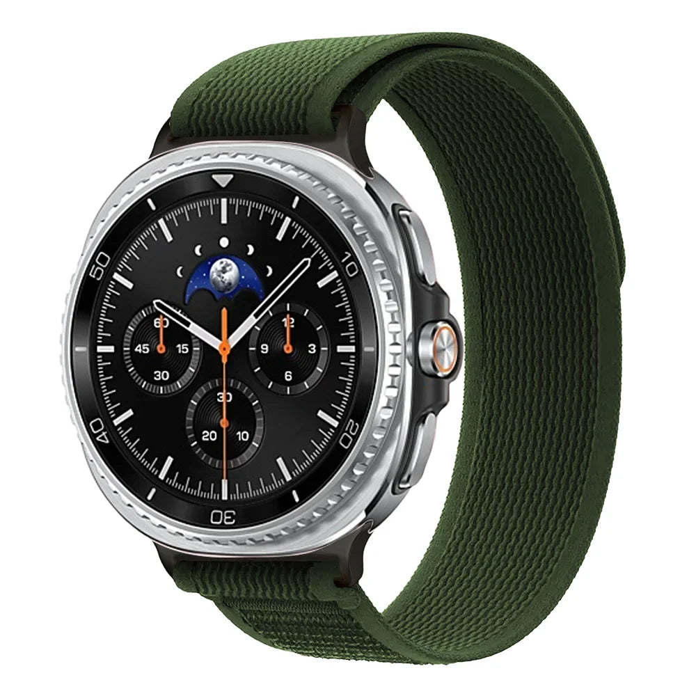 Nylon Galaxy Watch8, Classic, Watch9 Band Rugged Hook Loop
