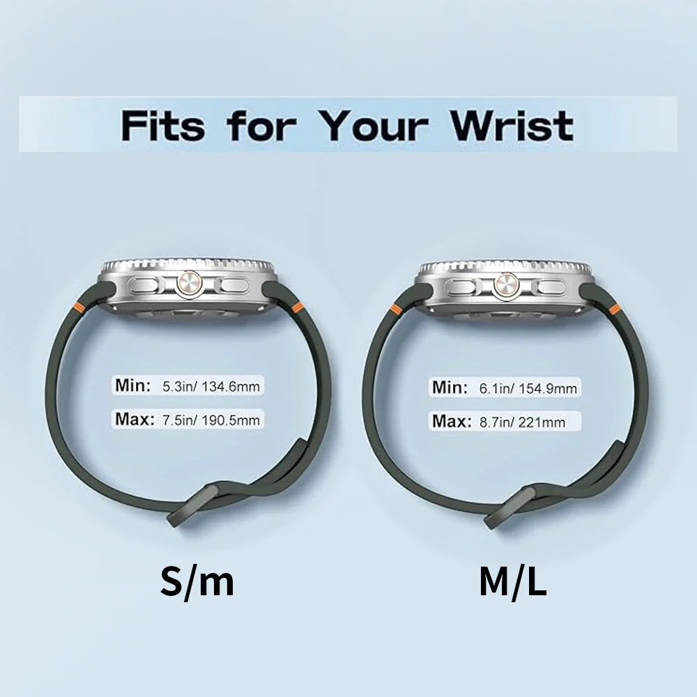 Silicone Galaxy Watch8, Classic, Watch9 Band - Soft, Secure