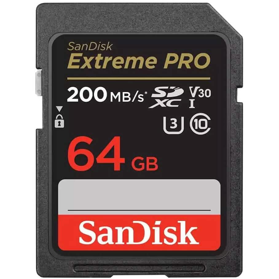 SanDisk 64GB Extreme PRO UHS-I SDXC Memory Card (Refurbished)