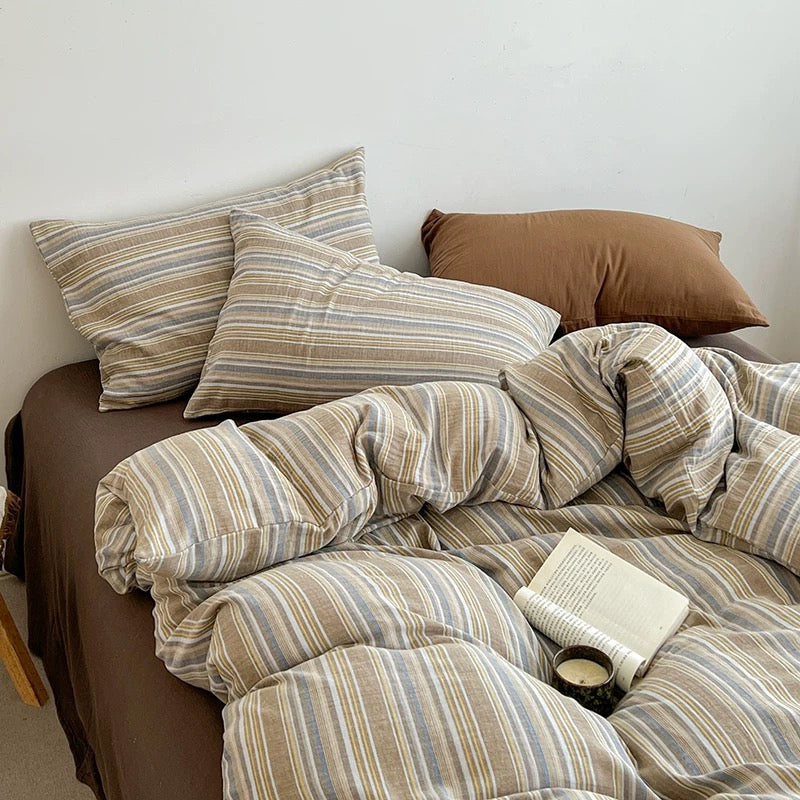 Coastal Blue Reversible Duvet Cover Set