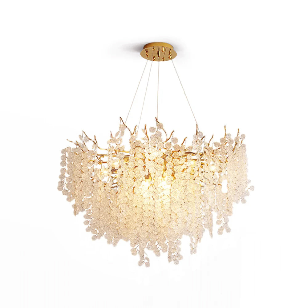 Candelabros de monedas de cristal de Shiro Noda
